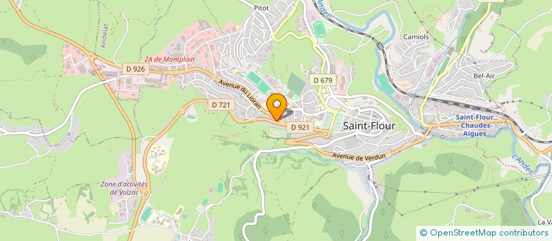 localisation de l'entreprise MADAME MARIE-AIMEE DIZIER  SAINT-FLOUR