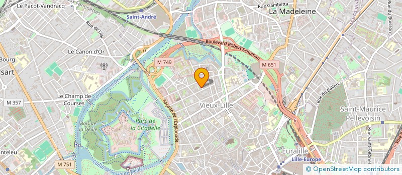 localisation de l'entreprise MADAME MARIE AIMEE LUSSET à LILLE