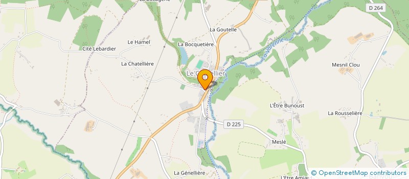 localisation de l'entreprise MADAME MARIE-AIMEE MEZENGE à LE CHATELLIER