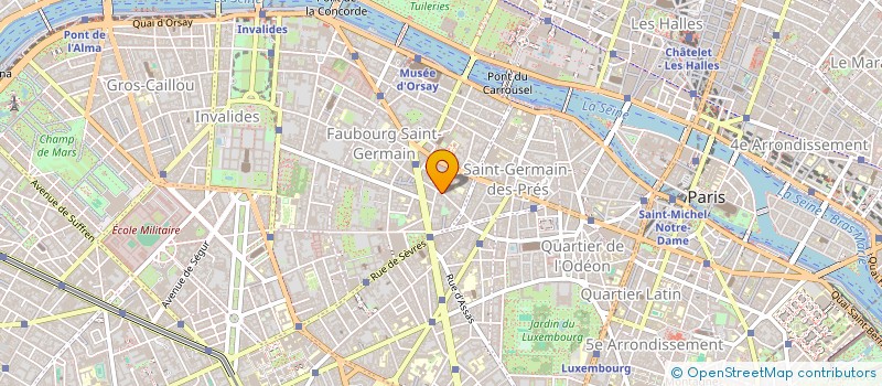 localisation de l'entreprise MADAME MARIE-AIMEE MOUCHET DE BATTEFORT DE LAUBESPIN  PARIS