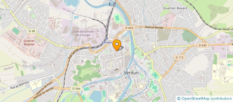 localisation de l'entreprise MADAME MARIE AKAMBA  VERDUN