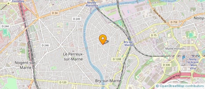 localisation de l'entreprise MADAME MARIE ALANDA PHILEMOND  BRY SUR MARNE