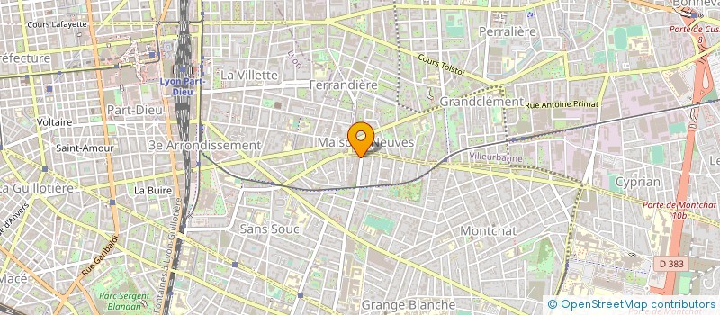 localisation de l'entreprise MADAME MARIE ALART  LYON