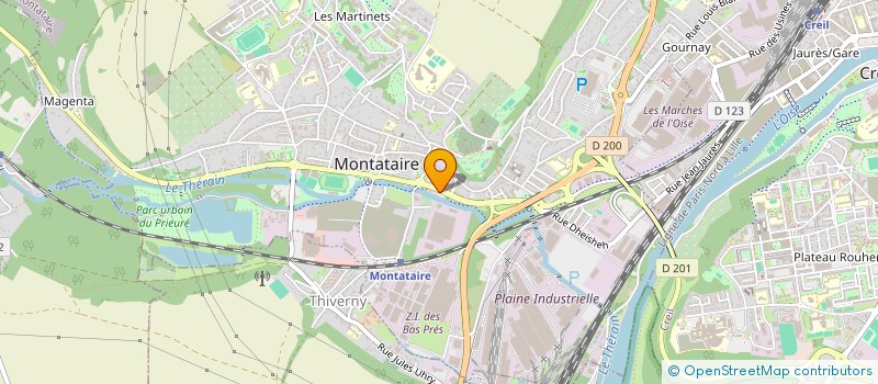 localisation de l'entreprise MADAME MARIE ALASTOR à MONTATAIRE