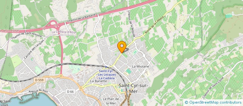 localisation de l'entreprise MADAME MARIE ALBENOIS à SAINT-CYR-SUR-MER