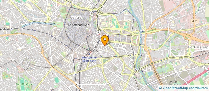 localisation de l'entreprise MADAME MARIE ALBERT à MONTPELLIER
