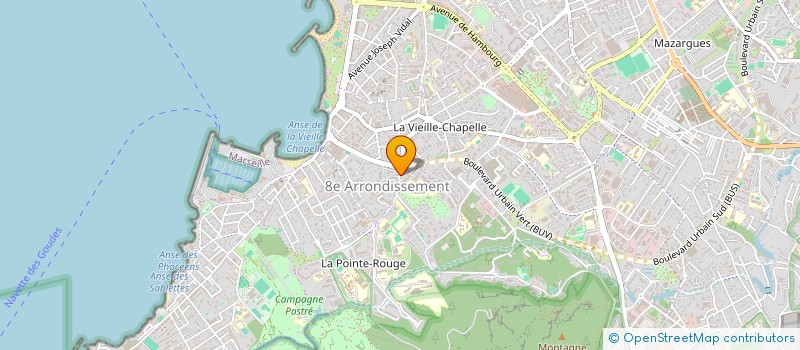 localisation de l'entreprise MADAME MARIE ALCARAZ  MARSEILLE