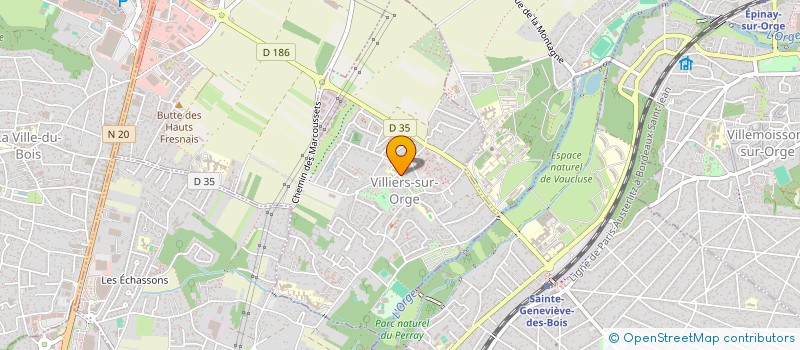 localisation de l'entreprise MADAME MARIE ALCOUFFE  VILLIERS-SUR-ORGE