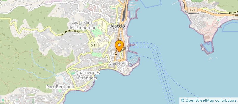 localisation de l'entreprise MADAME MARIE ALESTRA à AJACCIO