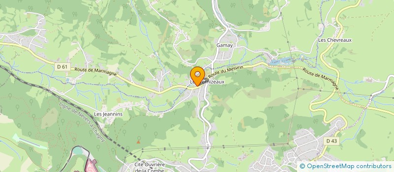 localisation de l'entreprise MADAME MARIE ALEXANDRA HERBIN  LE CREUSOT