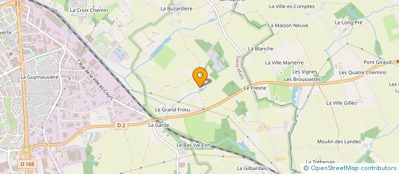 localisation de l'entreprise MADAME MARIE-ALEXANDRA RIVAUX  SAINT-MALO