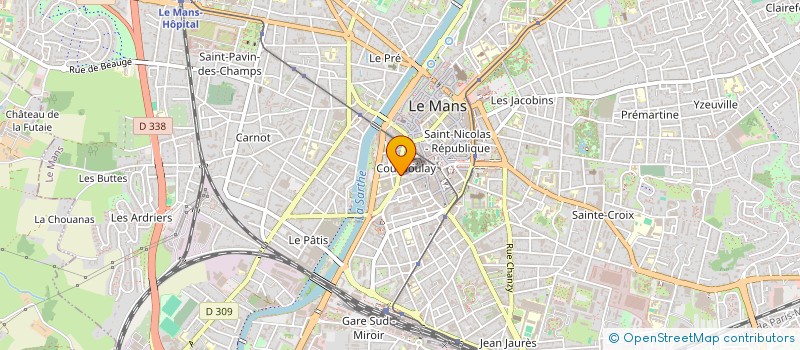localisation de l'entreprise MADAME MARIE-ALEXANDRA SIMONETTI à LE MANS