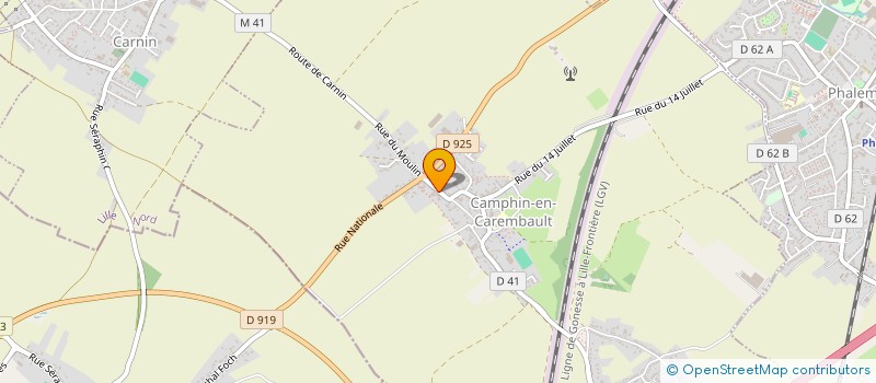 localisation de l'entreprise MADAME MARIE ALEXANDRE à CAMPHIN-EN-CAREMBAULT