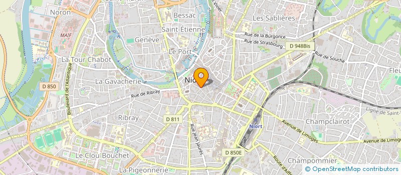 localisation de l'entreprise MADAME MARIE ALEXANDRE à NIORT