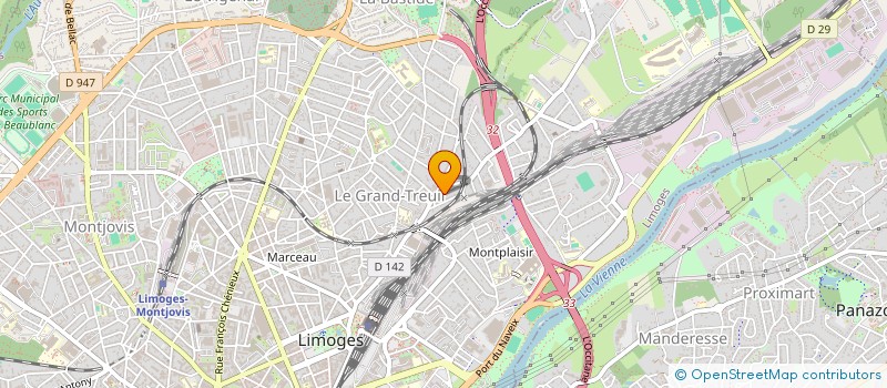 localisation de l'entreprise MADAME MARIE-ALEXANDRINE CHAMPIGNY à LIMOGES