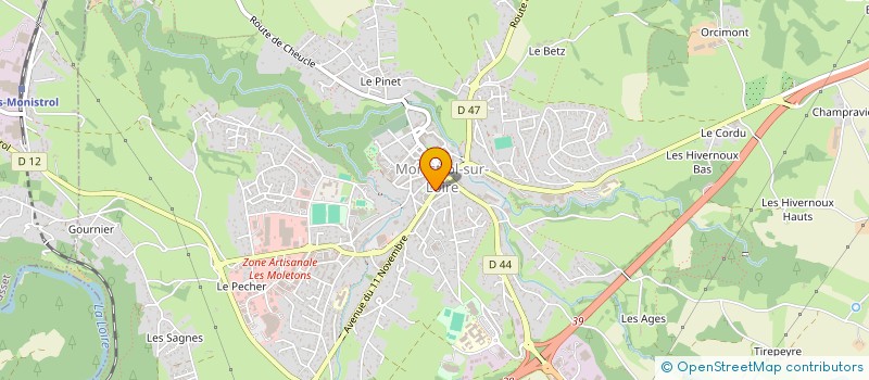 localisation de l'entreprise MADAME MARIE ALEXIA BOSCHER à MONISTROL-SUR-LOIRE