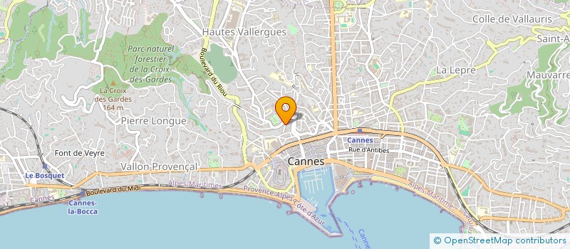 localisation de l'entreprise MADAME MARIE-ALEXINE GINESTET  CANNES