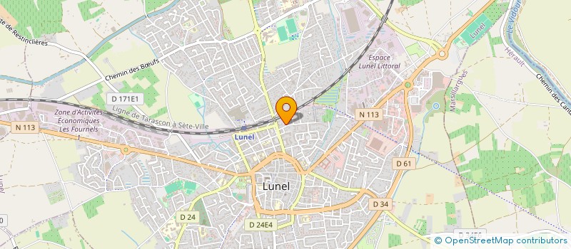 localisation de l'entreprise MADAME MARIE ALGER  LUNEL