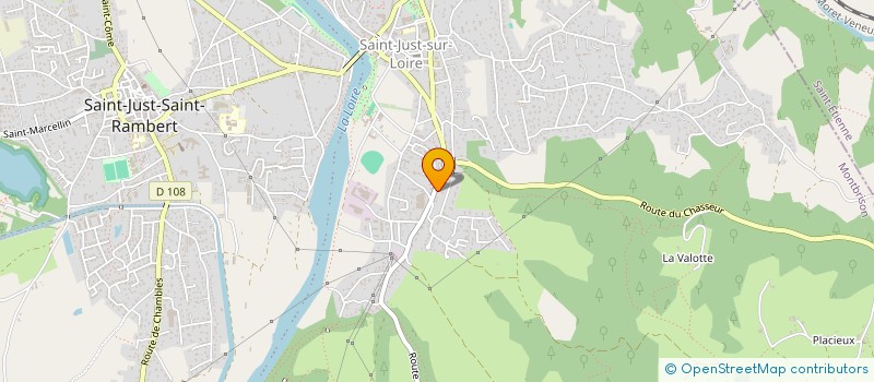 localisation de l'entreprise MADAME MARIE ALHOMME  SAINT-JUST-SAINT-RAMBERT