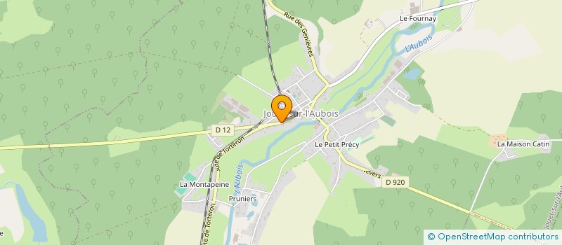 localisation de l'entreprise MADAME MARIE-ALICE BLOCUS  JOUET-SUR-L'AUBOIS