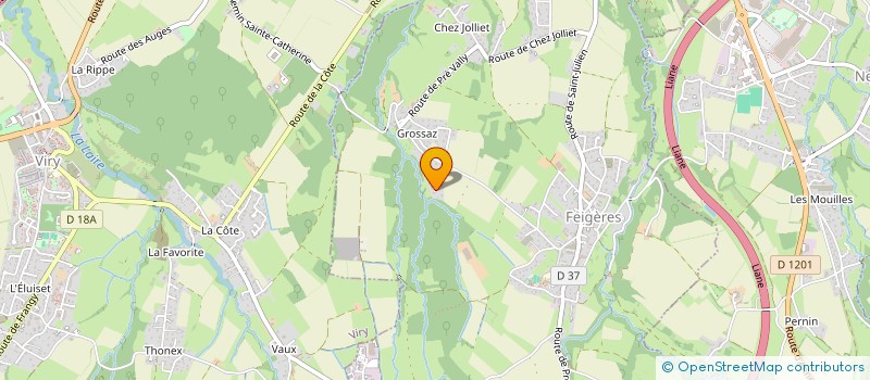 localisation de l'entreprise MADAME MARIE-ALICE CARON  FEIGERES