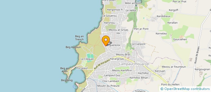 localisation de l'entreprise MADAME MARIE-ALICE CELTON  LAMPAUL-PLOUARZEL