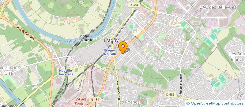 localisation de l'entreprise MADAME MARIE-ALICE FONTANA  ERAGNY