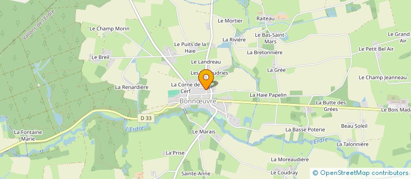 localisation de l'entreprise MADAME MARIE ALICE GOINARD  VALLONS-DE-L'ERDRE