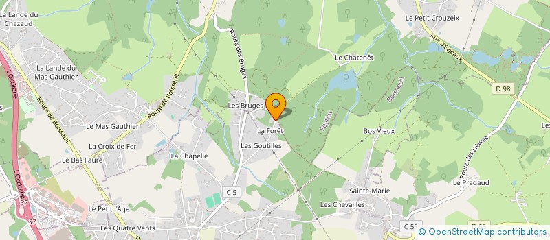 localisation de l'entreprise MADAME MARIE-ALICE HEDON  BOISSEUIL