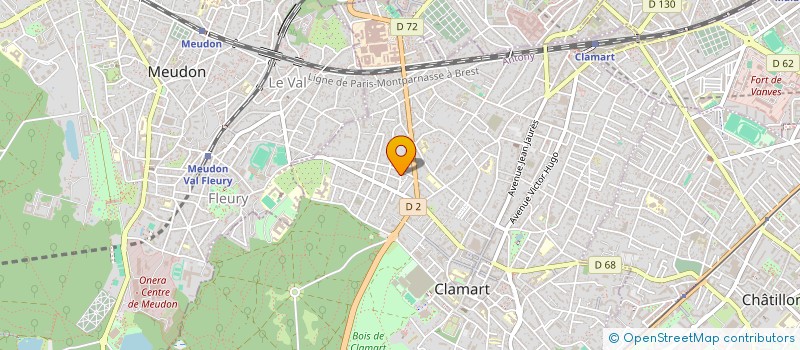 localisation de l'entreprise MADAME MARIE ALICE HENRY à CLAMART