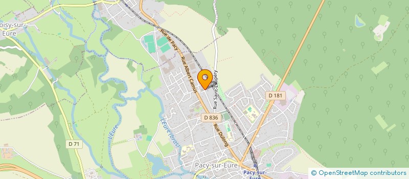 localisation de l'entreprise MADAME MARIE ALICE LAURENT  PACY-SUR-EURE