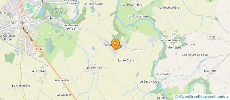 localisation de l'entreprise MADAME MARIE ALICE ROY à LES LUCS-SUR-BOULOGNE
