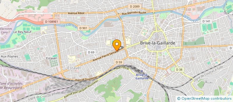 localisation de l'entreprise MADAME MARIE-ALINE BACHELIER à BRIVE-LA-GAILLARDE