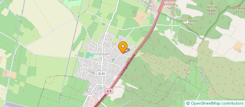 localisation de l'entreprise MADAME MARIE-ALINE FOUREZ  VINASSAN