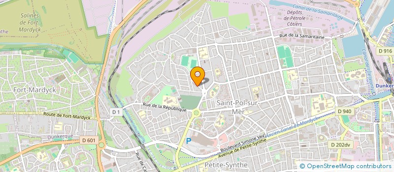 localisation de l'entreprise MADAME MARIE ALINE GENEAU DE LAMARLIERE à DUNKERQUE