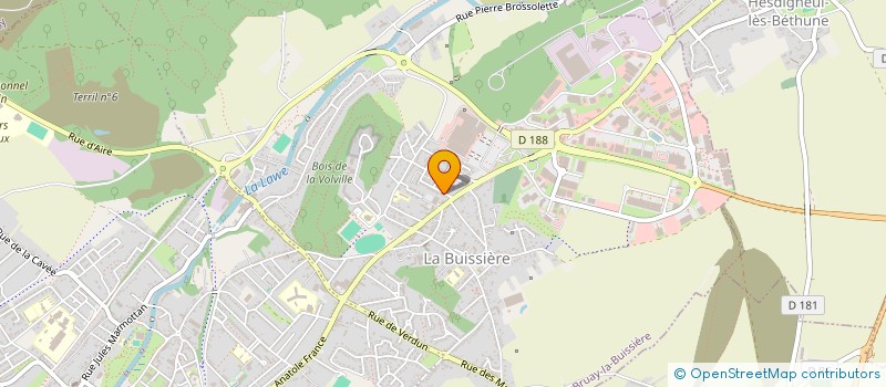 localisation de l'entreprise MADAME MARIE ALINE KOTLAR à BRUAY-LA-BUISSIERE