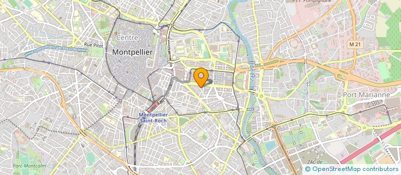 localisation de l'entreprise MADAME MARIE-ALINE VEYRET à MONTPELLIER