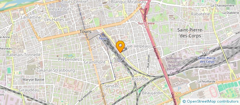 localisation de l'entreprise MADAME MARIE-ALIS LARROQUETTE  TOURS