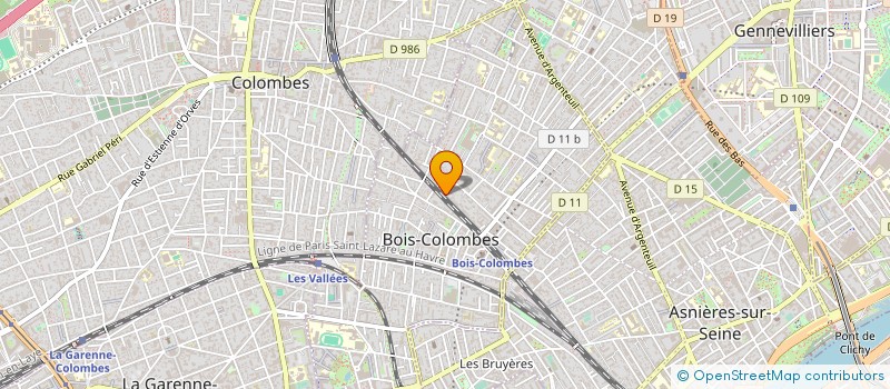 localisation de l'entreprise MADAME MARIE-ALIX BLANC à BOIS-COLOMBES