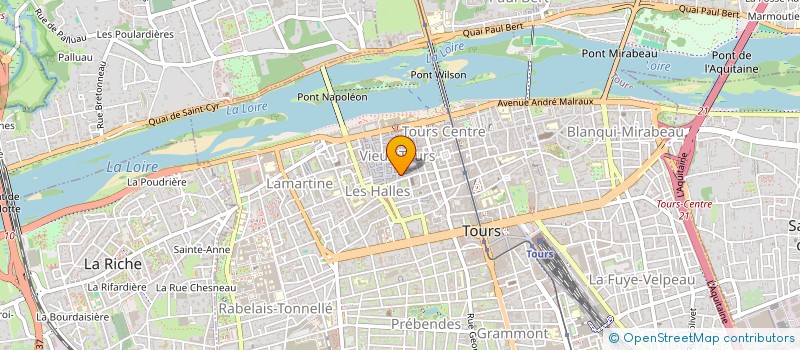 localisation de l'entreprise MADAME MARIE-ALIX DUSSOUBS  TOURS