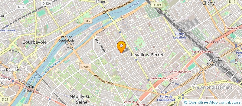 localisation de l'entreprise MADAME MARIE ALIX FORTIN à LEVALLOIS-PERRET