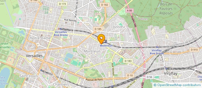 localisation de l'entreprise MADAME MARIE-ALIX GODEAU à VERSAILLES