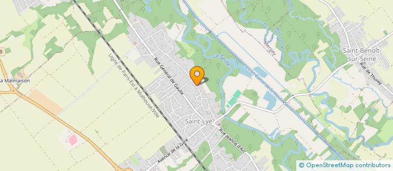 localisation de l'entreprise MADAME MARIE-ALIX LAMY  SAINT-LYE