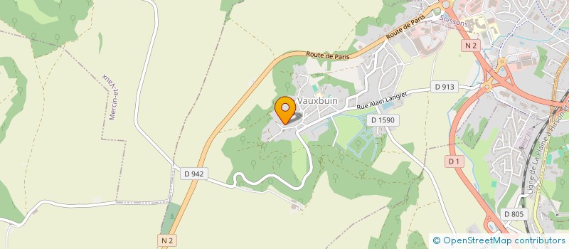 localisation de l'entreprise MADAME MARIE-ALIX LANDA  VAUXBUIN