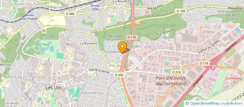 localisation de l'entreprise MADAME MARIE-ALIX LARDENOIS  ORSAY