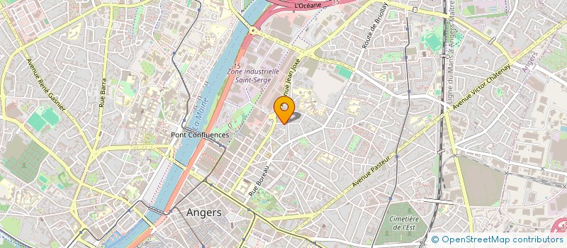 localisation de l'entreprise MADAME MARIE-ALIX LASSERON à ANGERS