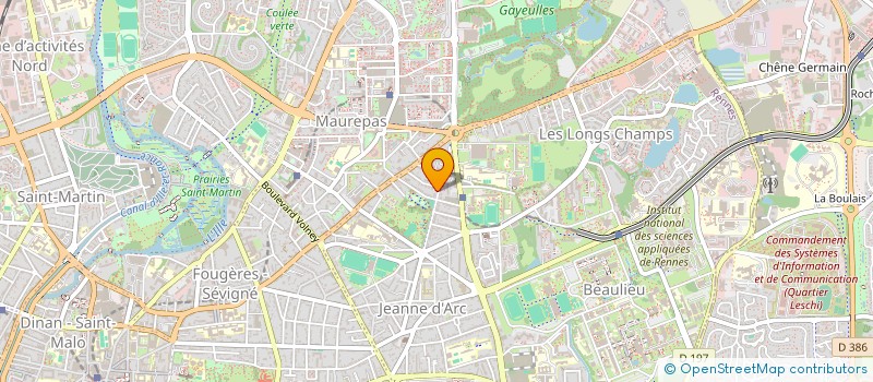 localisation de l'entreprise MADAME MARIE-ALIX VALLOIS  RENNES