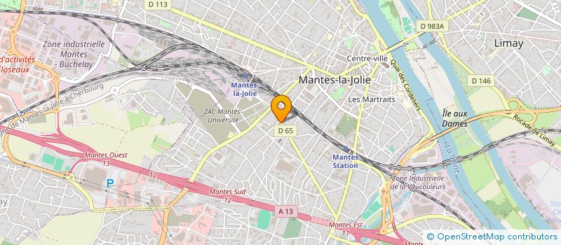 localisation de l'entreprise MADAME MARIE ALLAIRE  MANTES-LA-VILLE