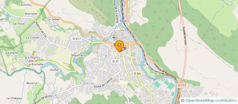 localisation de l'entreprise MADAME MARIE ALLAIS à FOIX