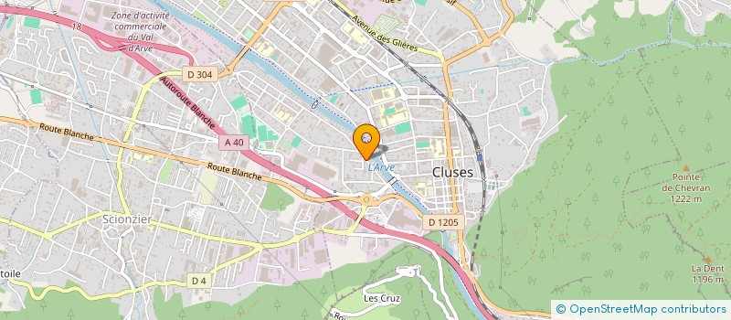 localisation de l'entreprise MADAME MARIE ALLAMAND à CLUSES